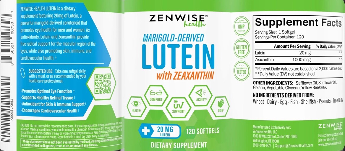 Lutein 20 mg with Zeaxanthin