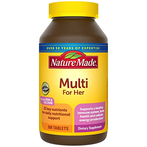 Nature Made Multi for Her supplement bottle