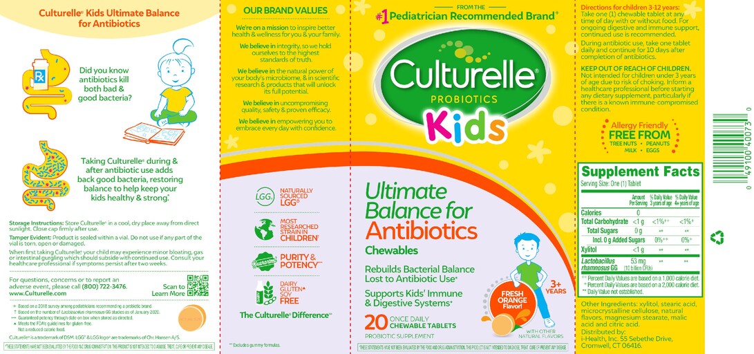 Ultimate Balance for Antiobiotics Fresh Orange Flavor!
