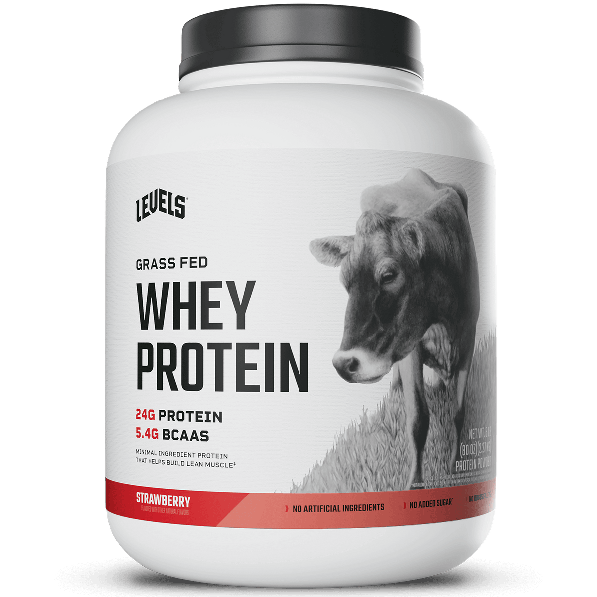Grass Fed Whey Protein (Strawberry