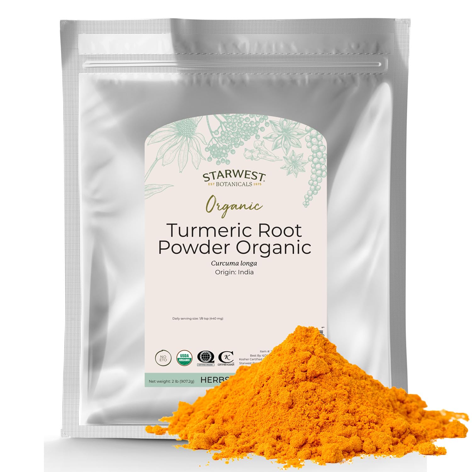 Organic Turmeric Root Powder