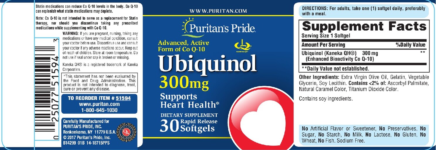 Puritan's Pride Ubiquinol 300 mg