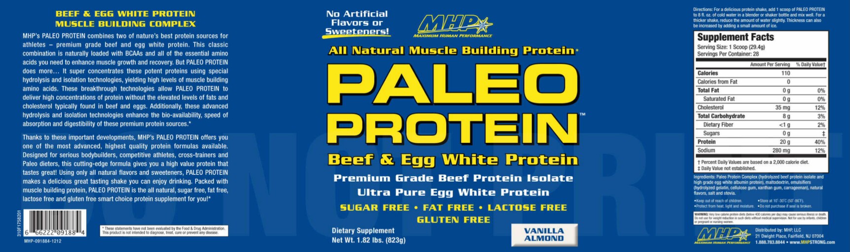 Paleo Protein Vanilla Almond