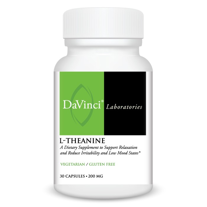DaVinci Laboratories L-Theanine 200 mg