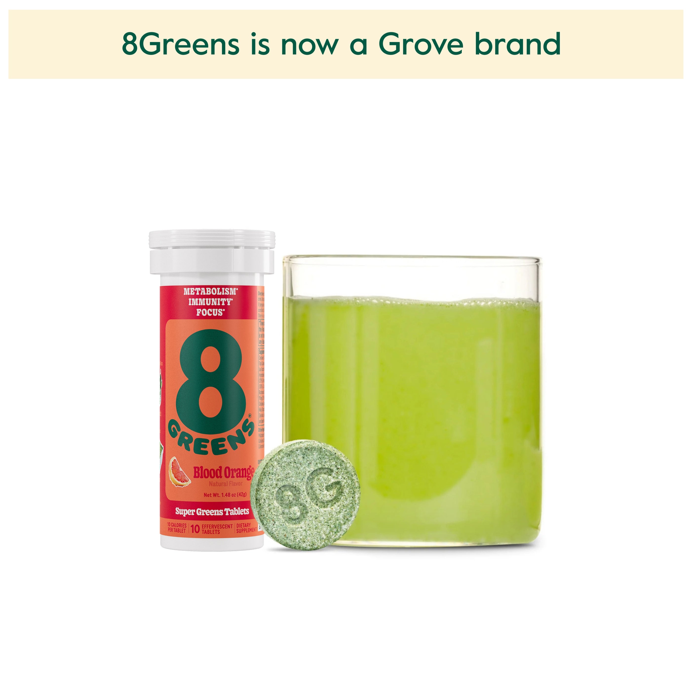 Super Greens Tablets (Blood Orange