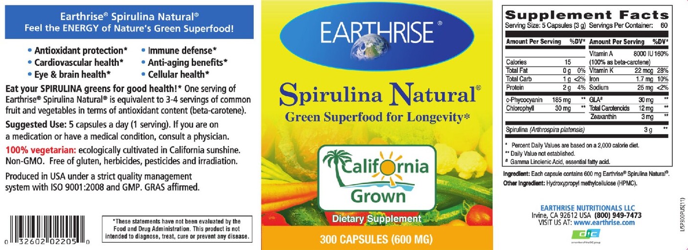 Spirulina Natural Capsules