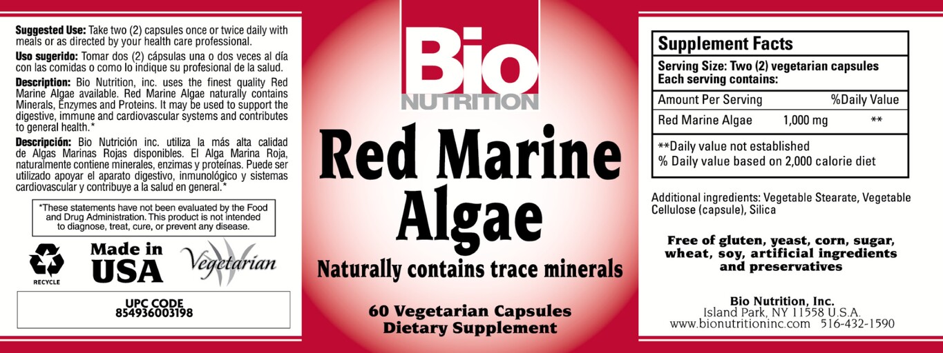 Red Marine Algae