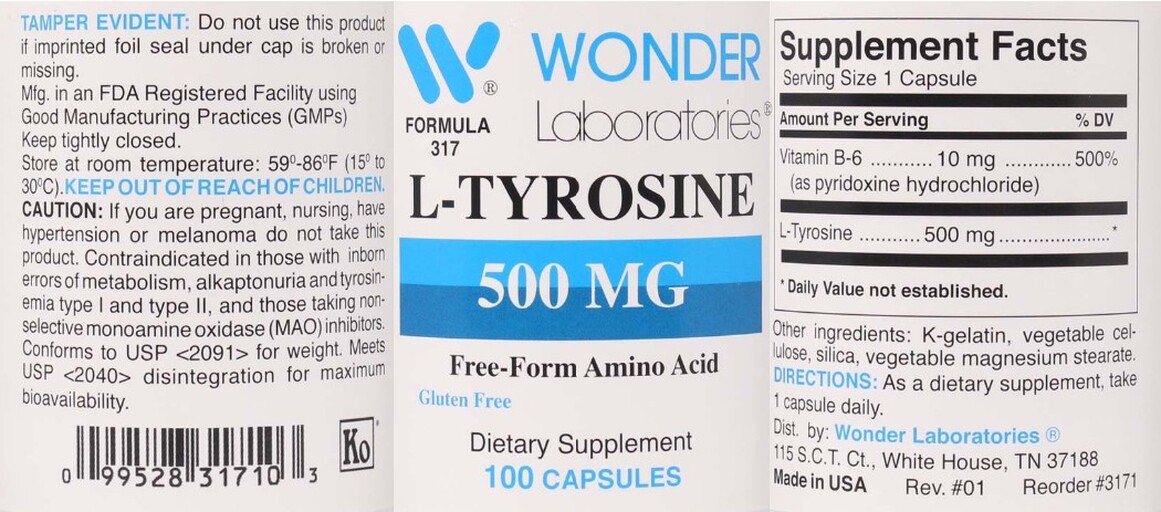 L-Tyrosine 500 mg