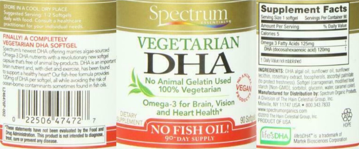 Vegetarian DHA