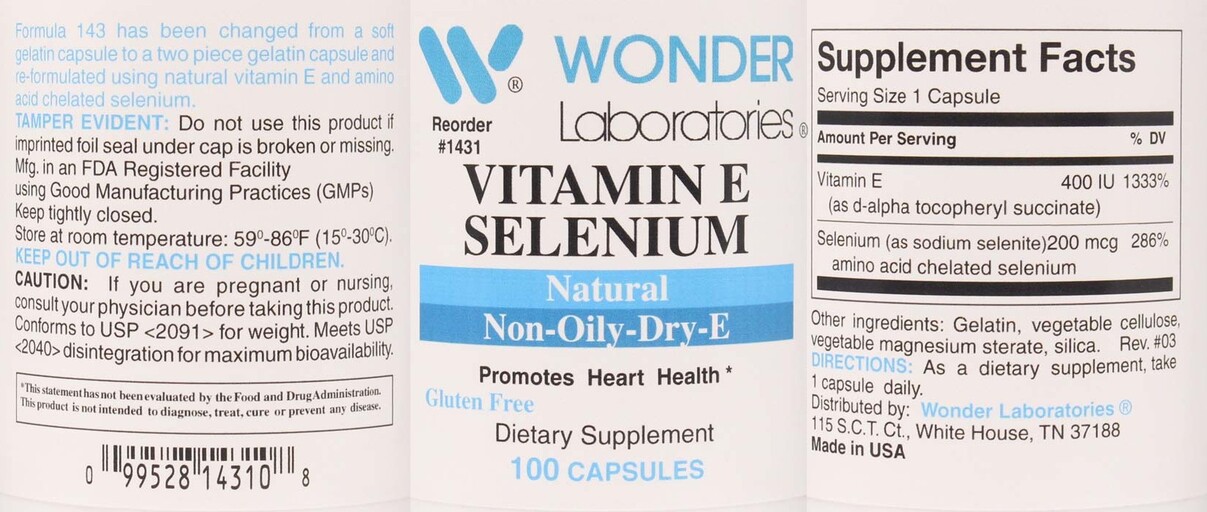 Vitamin E Selenium