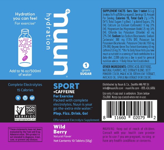 Electrolytes Energy Wild Berry
