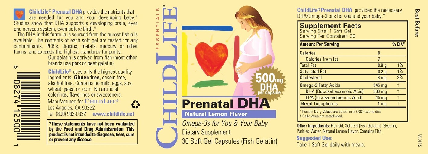 Prenatal DHA Natural Lemon Flavor