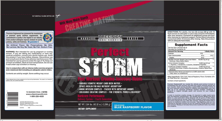 Perfect Storm Blue Raspberry Flavor