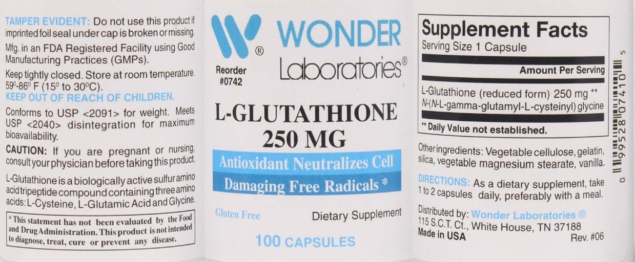 L-Glutathione 250 mg