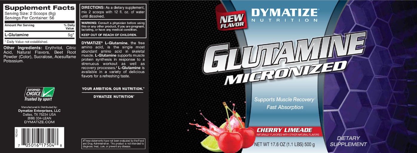 Glutamine Micronized Cherry Limeade