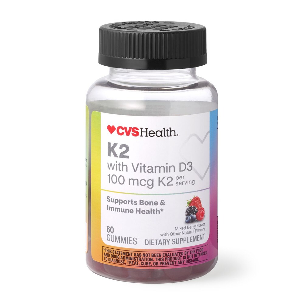 Vitamin K2 + D3 Gummies (Mixed Berry