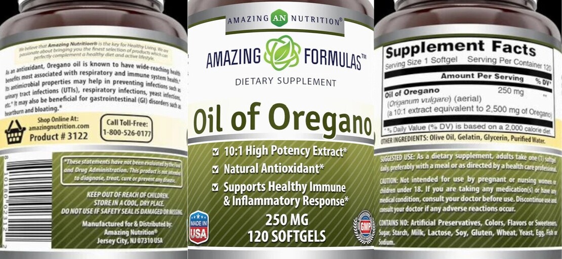 Oil of Oregano 250 mg