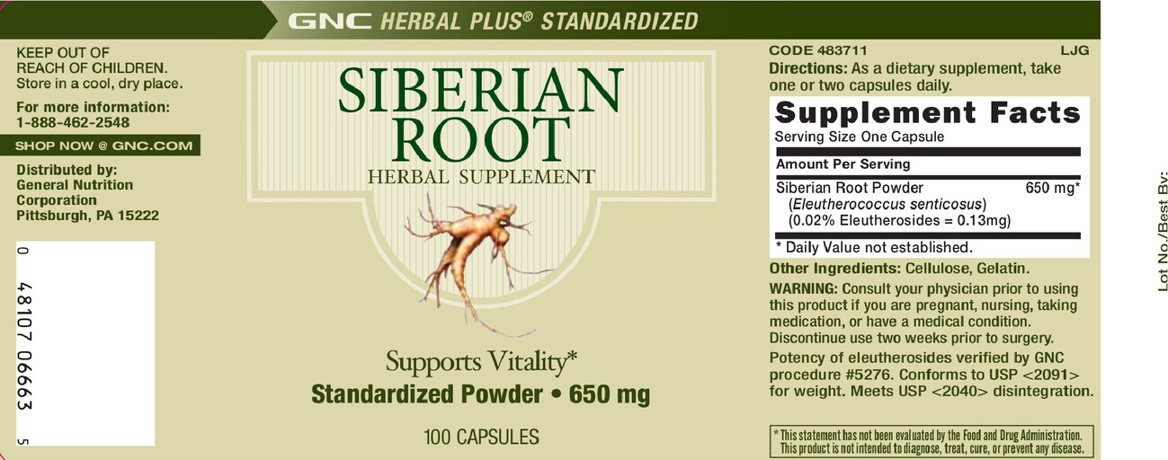 Siberian Root Herbal Supplement