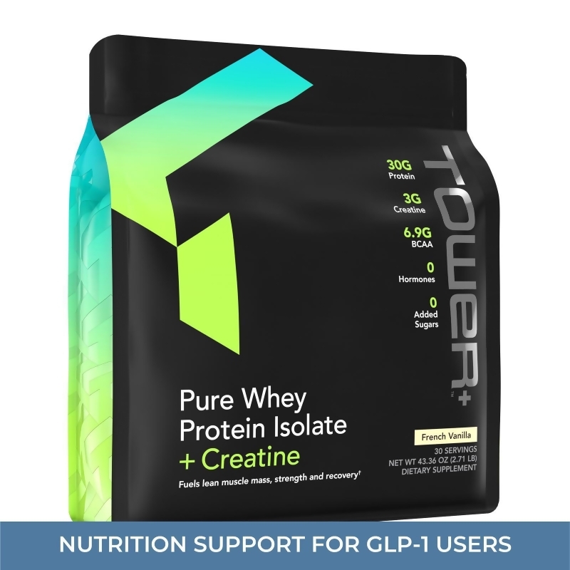 Tower+ Pure Whey Protein Isolate + Creatine (French Vanilla