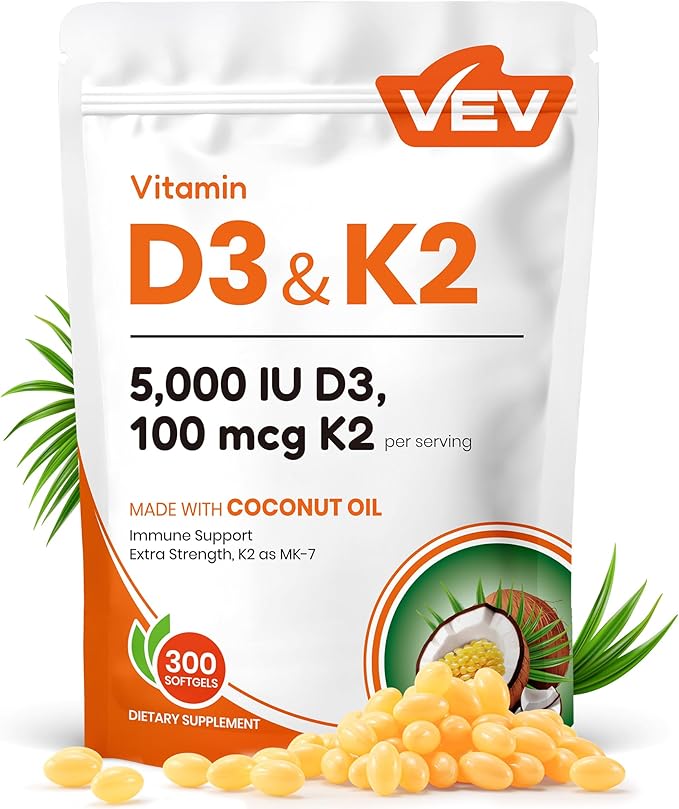 Vitamin D3 5000 IU + K2