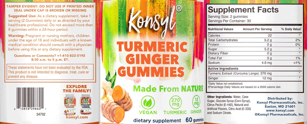Turmeric Ginger Gummies