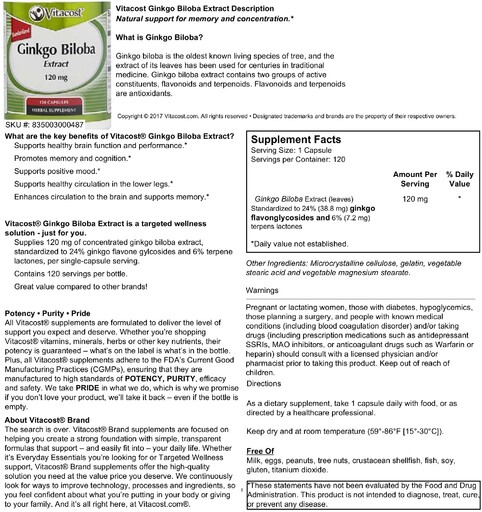 Ginkgo Biloba Extract