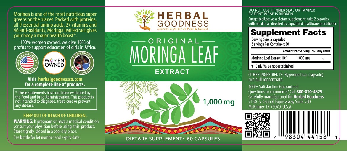 Original Moringa Leaf Extract 1,000 mg