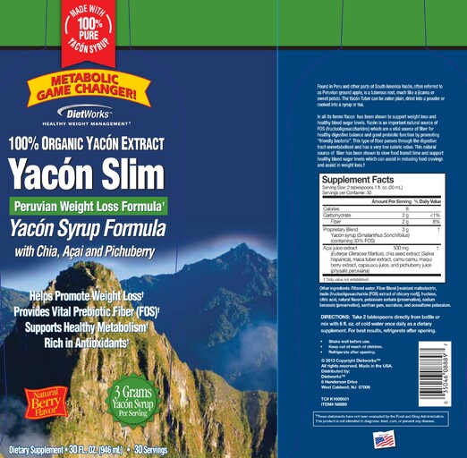 Yacon Slim With Chia And Acai