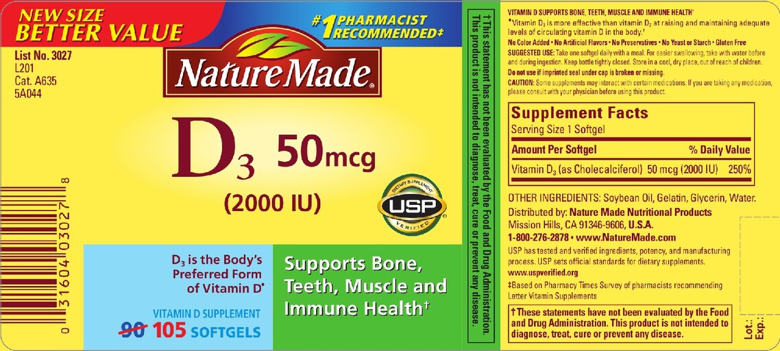 D3 50 mcg (2000 IU)