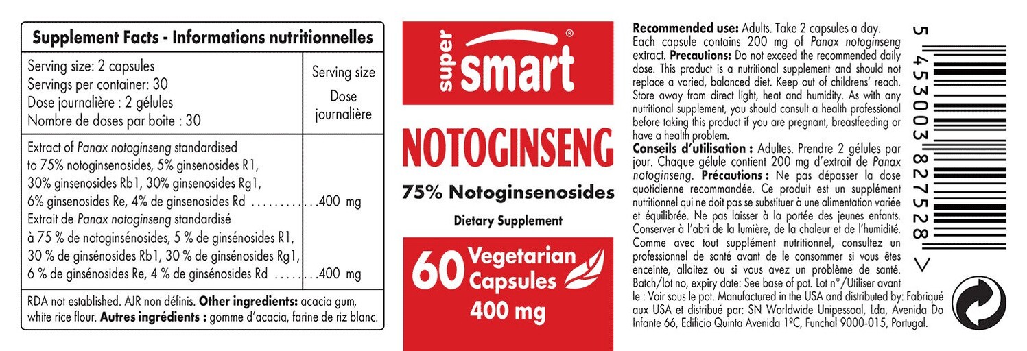 Notoginseng 400 mg