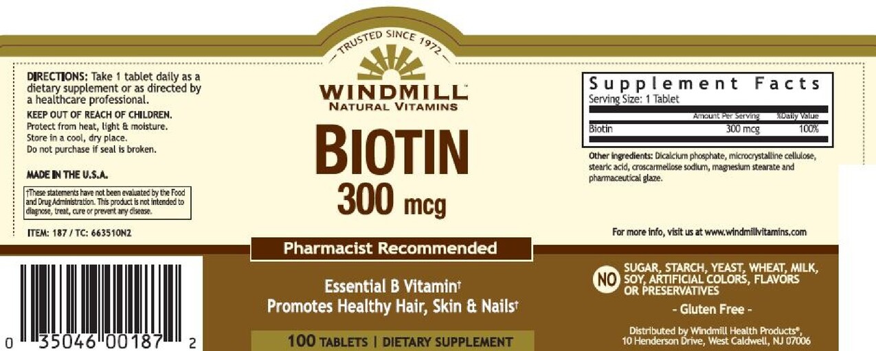 Biotin 300 mcg