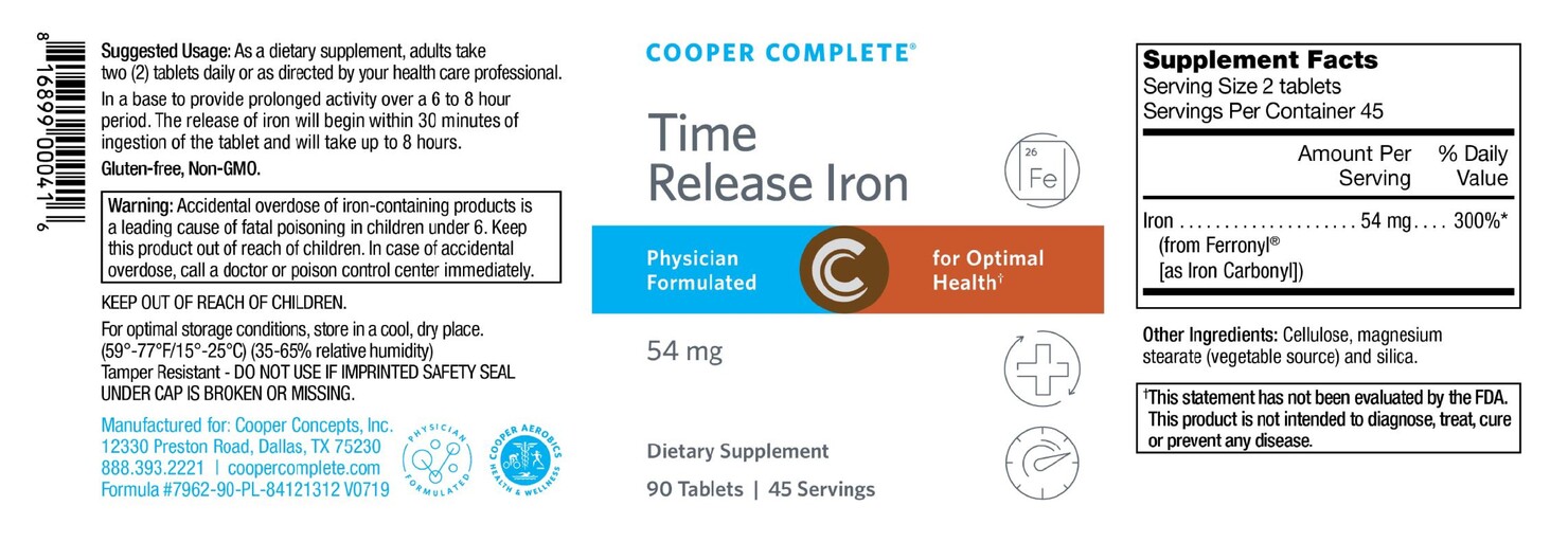 Time Release Iron 54 mg