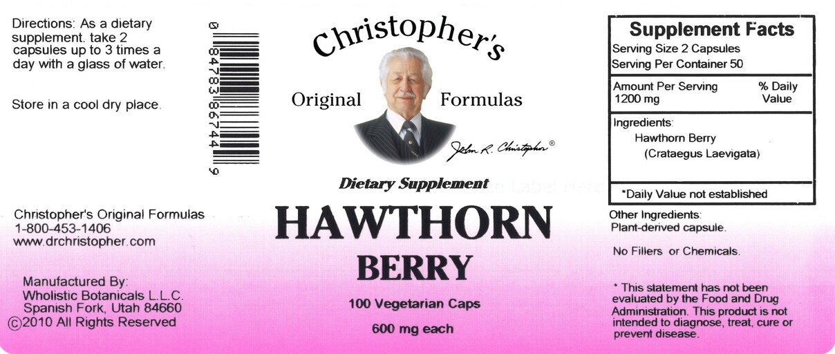 Hawthorn Berry 600 mg
