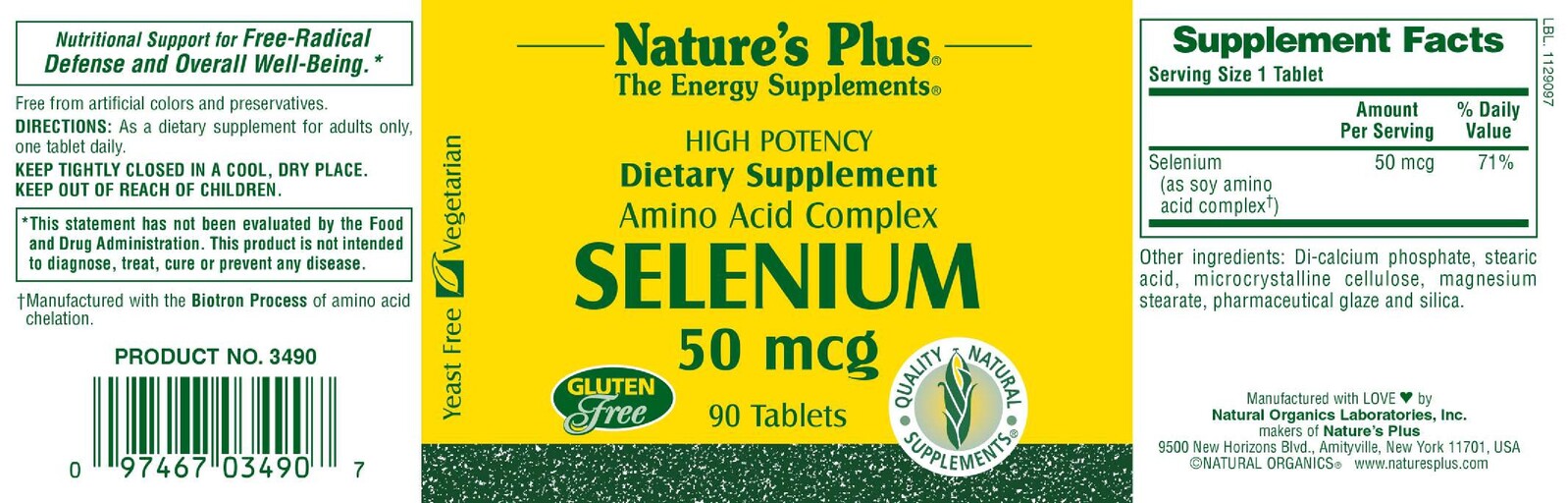 Selenium 50 mcg