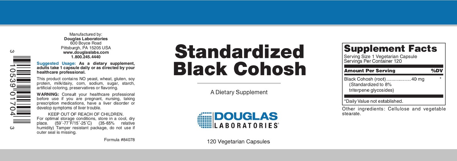 Standardized Black Cohosh