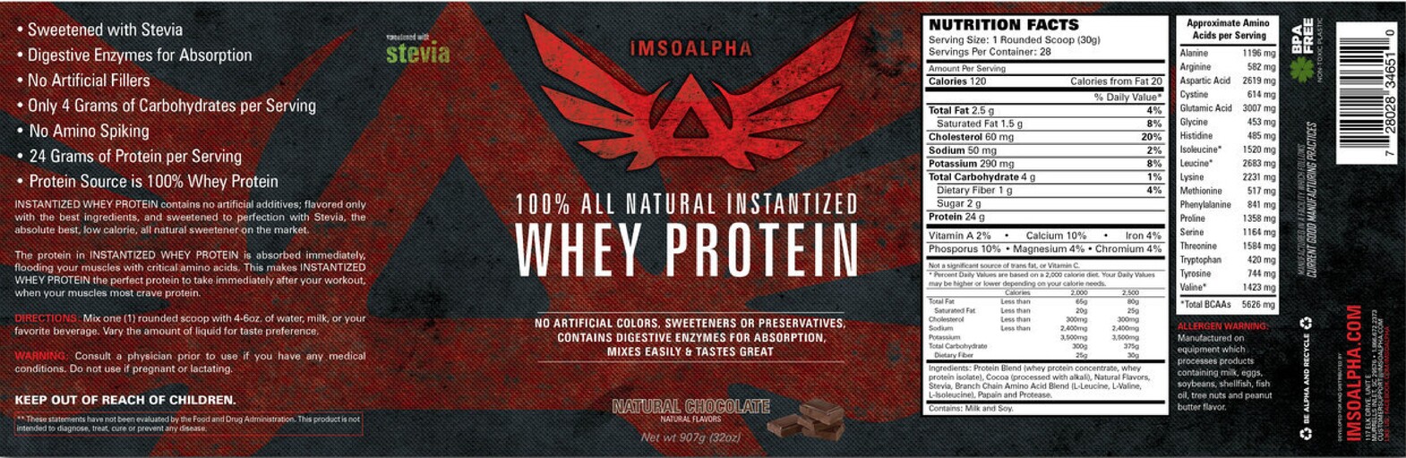 Whey Protein Natural Chocolate