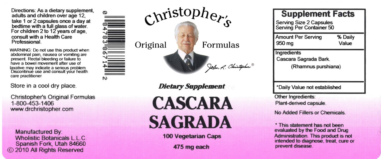 Cascara Sagrada 475 mg