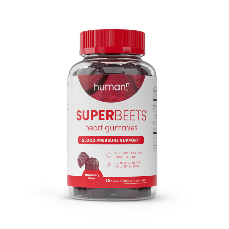 SuperBeets Heart Gummies Strawberry Flavor