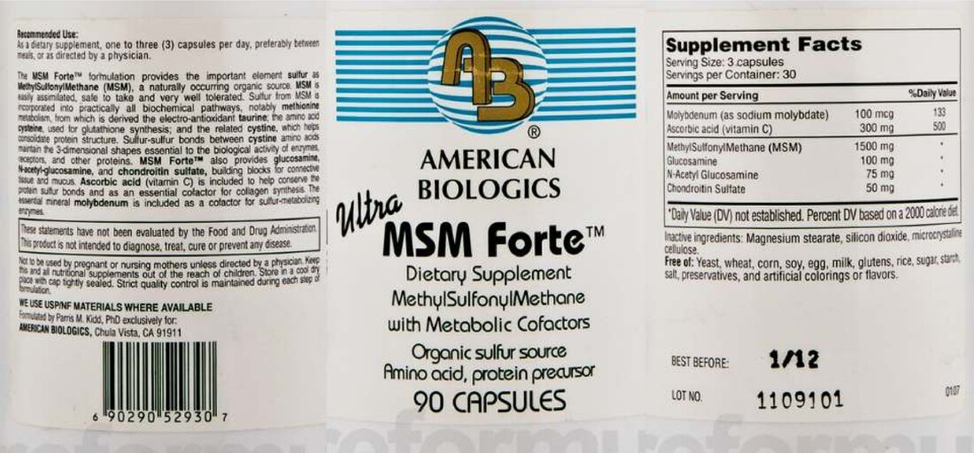 Ultra MSM Forte