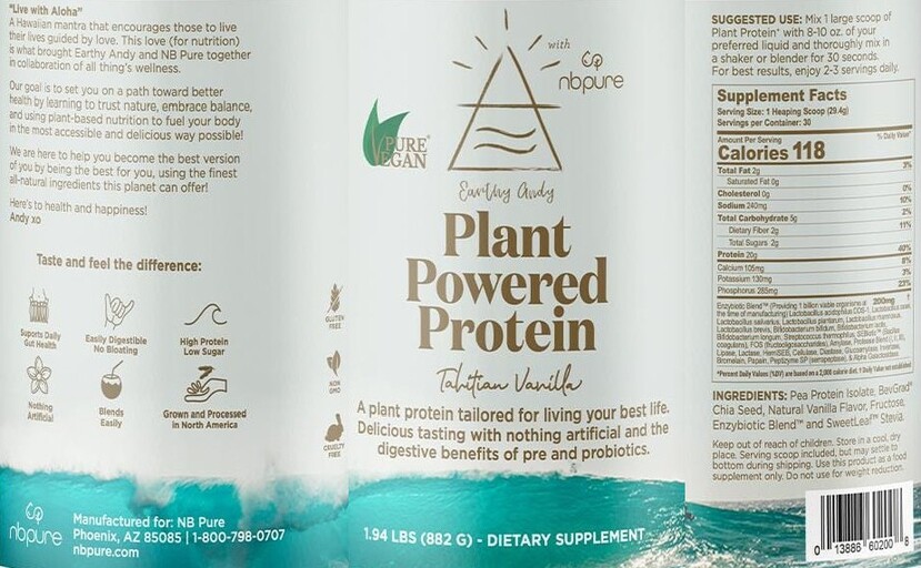 Plant Powered Protein Tahitian Vanilla