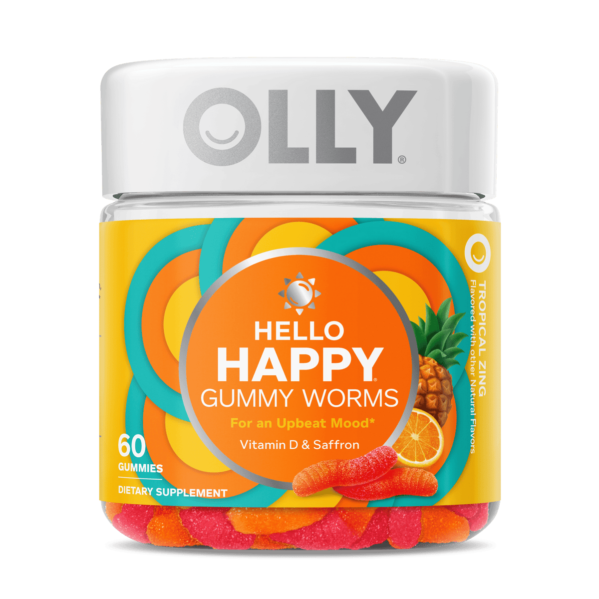 Hello Happy Gummy Worms (Tropical Zing