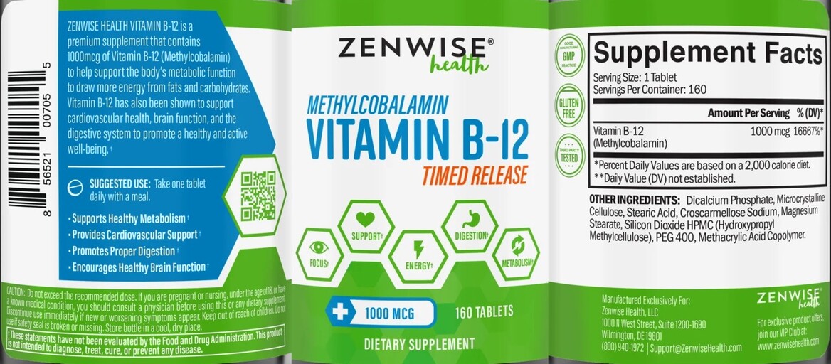 Vitamin B-12 Timed Release 1000 mcg