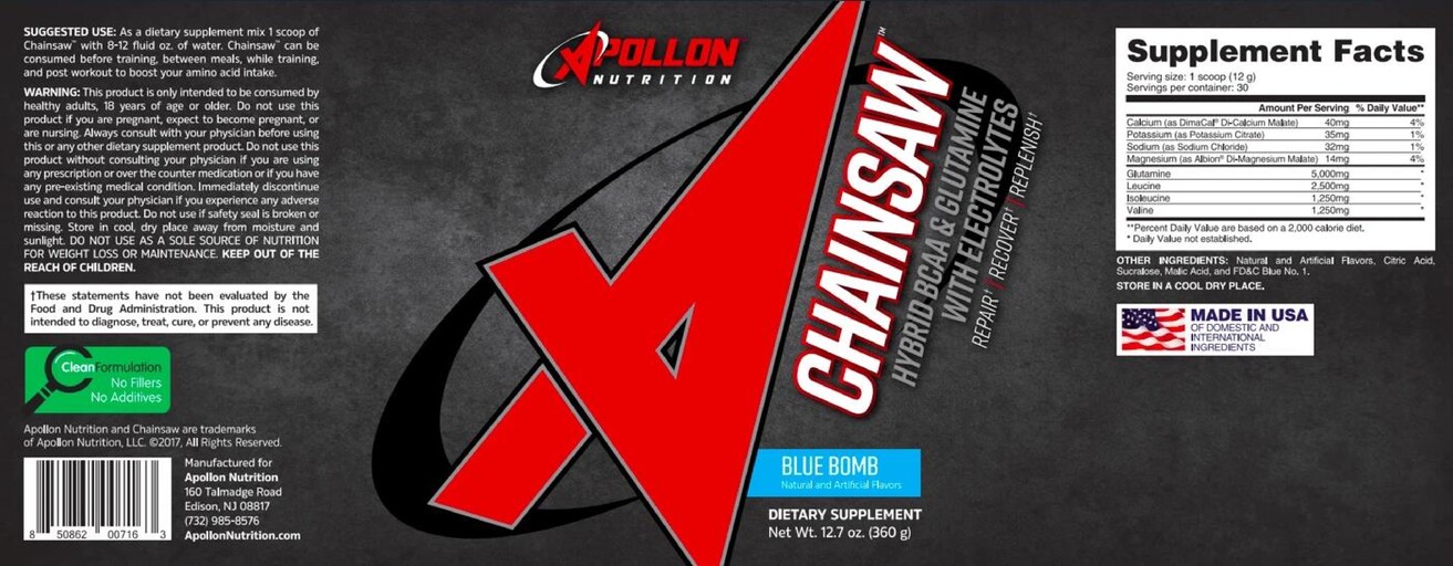 Chainsaw Blue Bomb