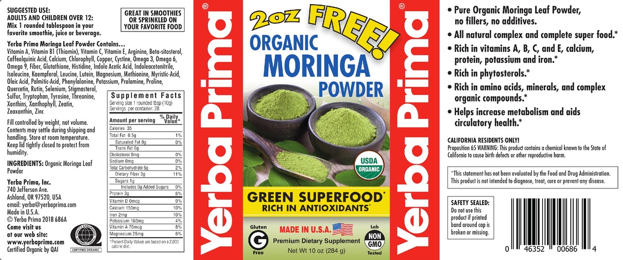 Organic Moringa Powder