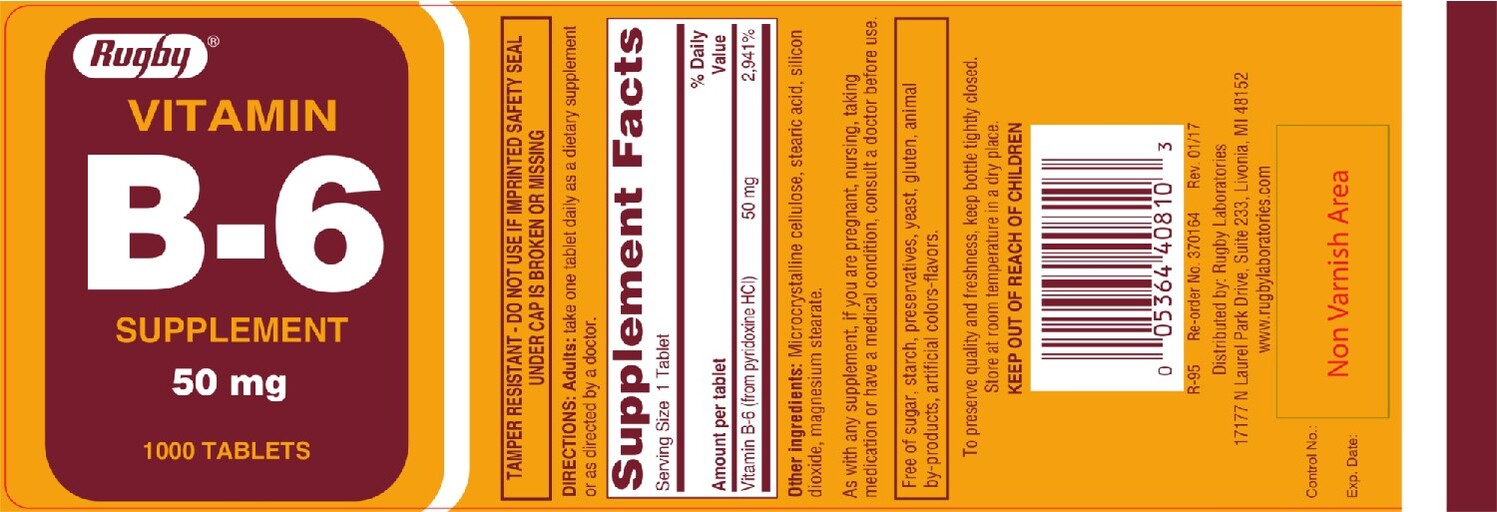Vitamin B-6 50 mg