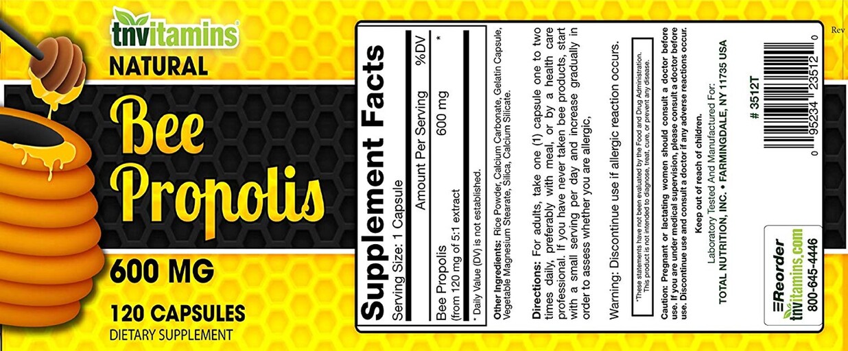 Bee Propolis 600 mg