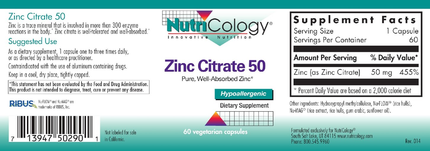 Zinc Citrate 50