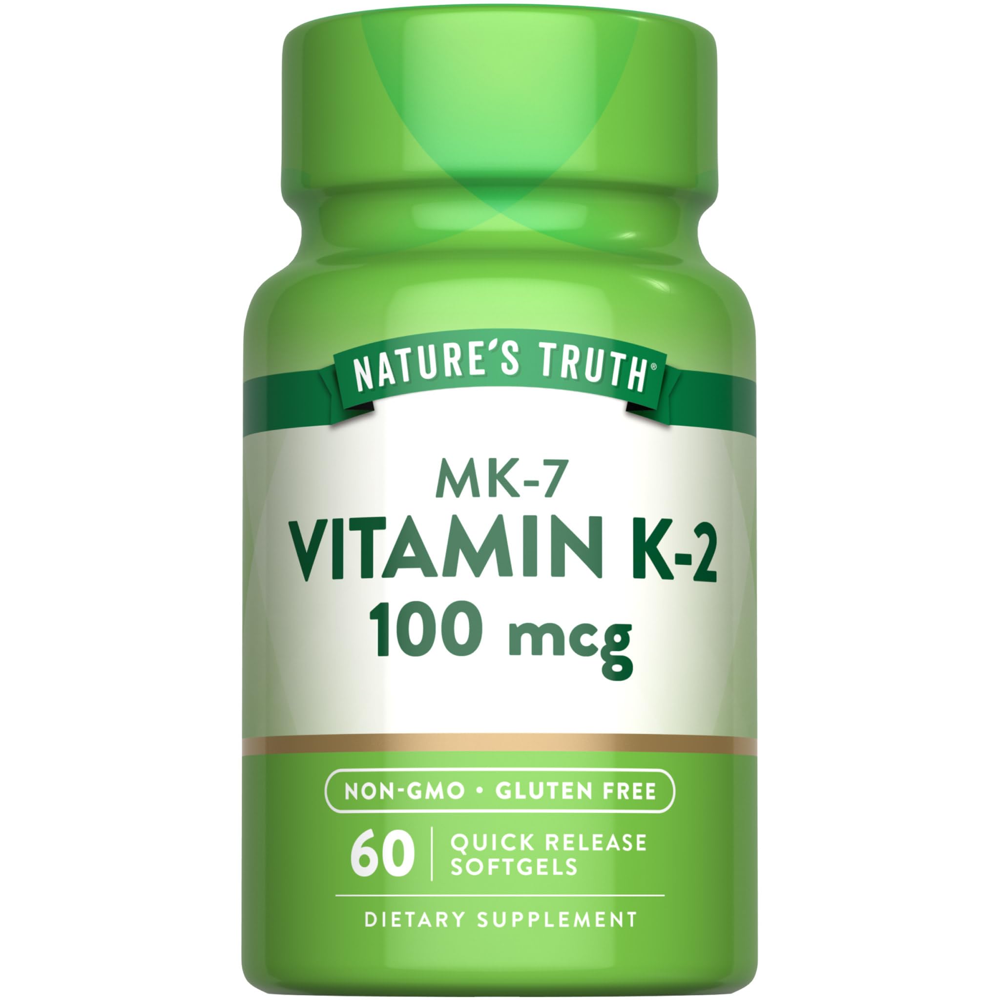 Nature's Truth MK-7 Vitamin K-2 100 mcg