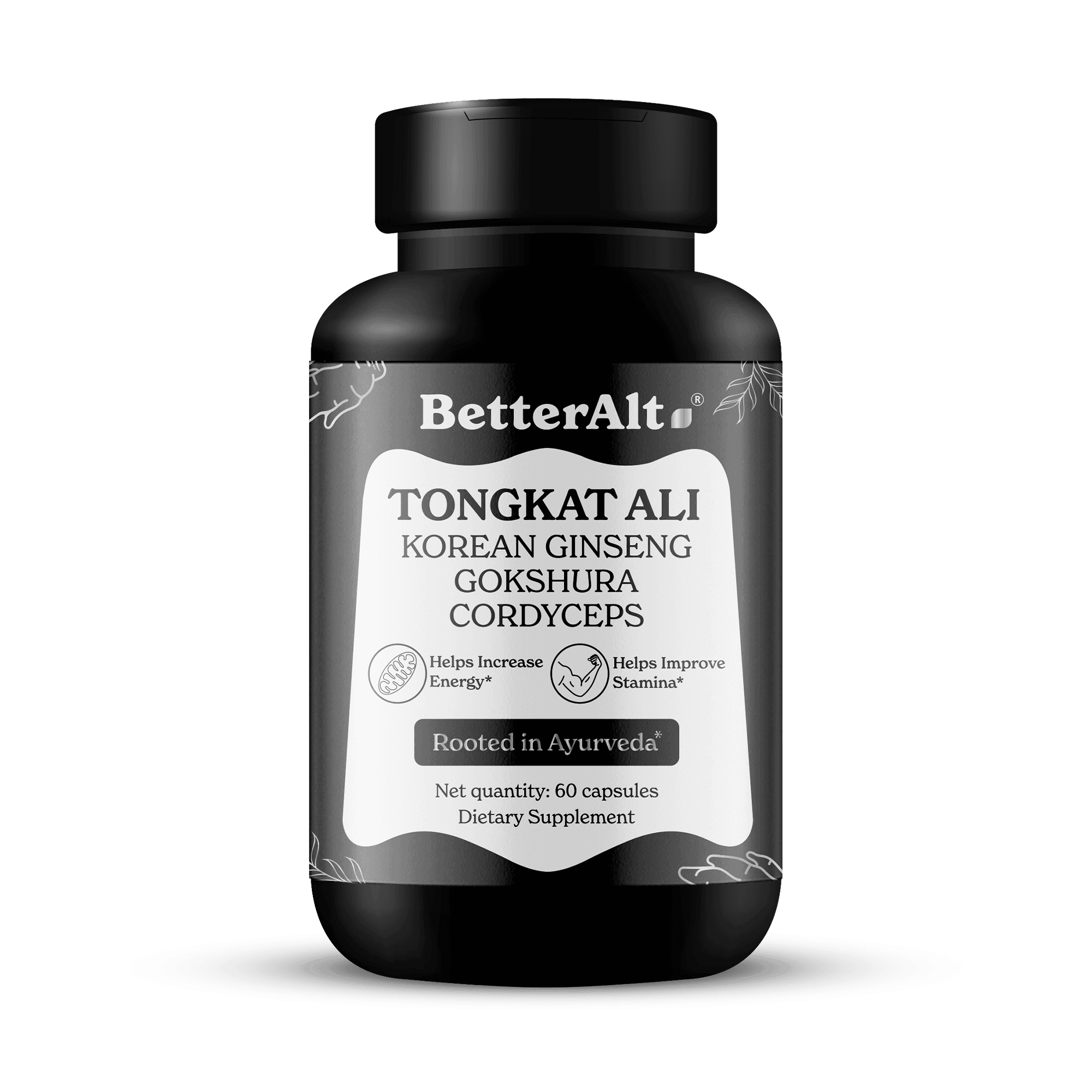 Tongkat Ali Korean Ginseng Gokshura Cordyceps
