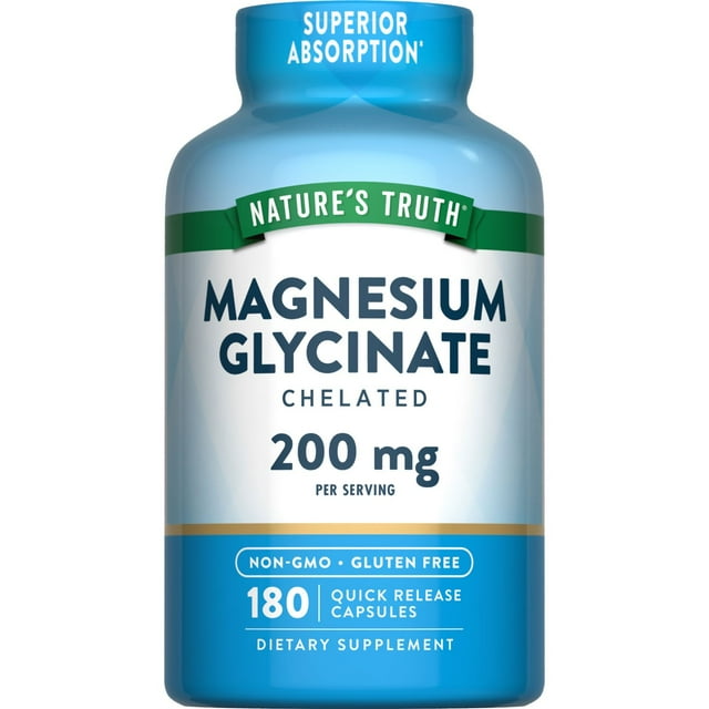 Nature's Truth Magnesium Glycinate Chelated 200 mg